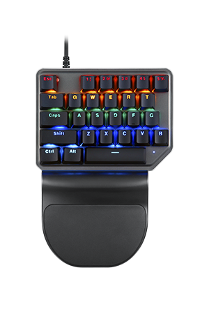 K27 One Hand Game Backlight Keyboard